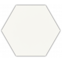 Hexagon Shiny Lines Bianco 20x17 cm mat
