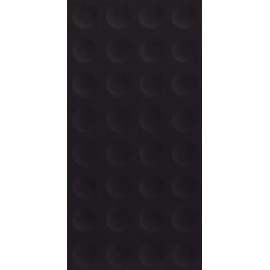 Wandtegels 30x60 cm Modul Zwart mat structuur C