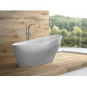 Vrijstaand bad BG-50 GLAM 165x70 cm massief met afvoer click clack chroom
