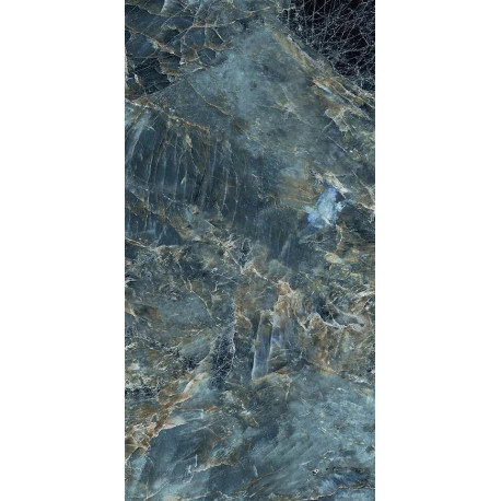 Vloertegels Atlantic Dark Blue hoogglans 60x120 cm gerectificeerd