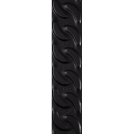 Decortegels Fashion Spirit Black 9x40 cm structuur mat