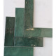 Wandtegels Groen 6,5x20 cm glans Nolta