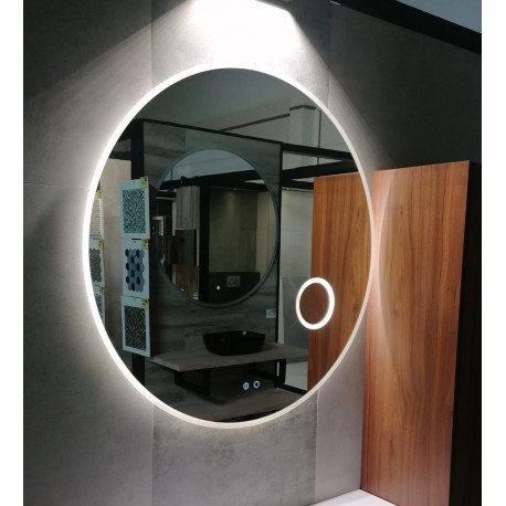 Spiegel rond 60 cm met LED verlichting, spiegelverwarming  S60OLGD