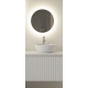 Spiegel LED 40 cm rond Oko dimmer, touch bediening en spiegelverwarming GD