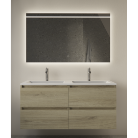 Spiegel LED 60x70 cm Decora met dimmer, touch bediening en spiegelverwarming GD