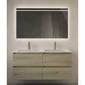 Spiegel LED 180x70 cm Decora met dimmer, touch bediening en spiegelverwarming GD