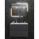 Spiegel LED 70x70 cm Melite met touch bediening en spiegelverwarming GD