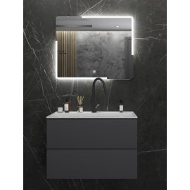Spiegel LED 70x70 cm Melite met touch bediening en spiegelverwarming GD