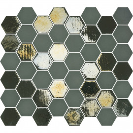 Mozaïek Hexagon Khaki mix 27,8x32,5 cm MF1974512GAS