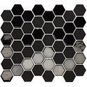 Mozaïek Hexagon Black mix 27,8x32,5 cm MF1974430GAS