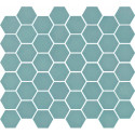 Mozaïek Hexagon Turquoise mat 27,8x32,5 cm MF1974525GAS