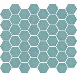 Mozaïek Hexagon Turquoise mat 27,8x32,5 cm MF1974525GAS