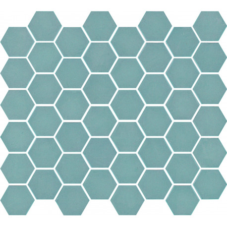 Mozaïek Hexagon Turquoise mat 27,8x32,5 cm MF1974525GAS