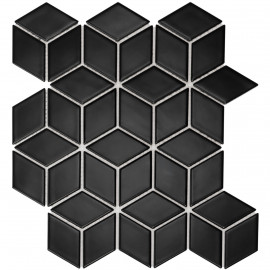 Mozaïek Hexagon zwart mat 26,6x30,5 cm MF1974384GAS