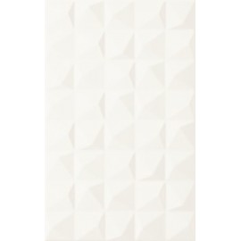Wandtegels 25x40 cm Melby Bianco wit mat structuur